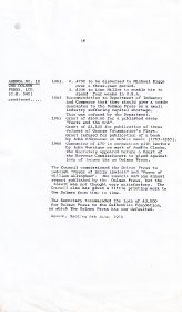 Agenda number 10 relating to the Dolmen Press for the Arts Council meeting of 6 June 1973. (Page 2)